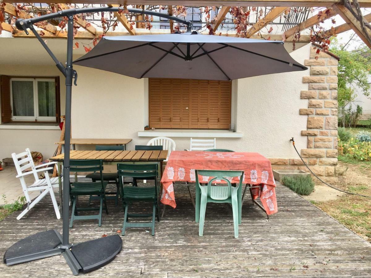 Chambre Avec Vue Sur Jardin Charnay-lès-Mâcon Esterno foto